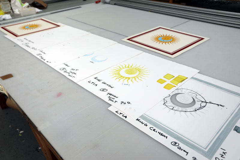 OUR STORY / The Making of the Larks' Tongues in Aspic Print
