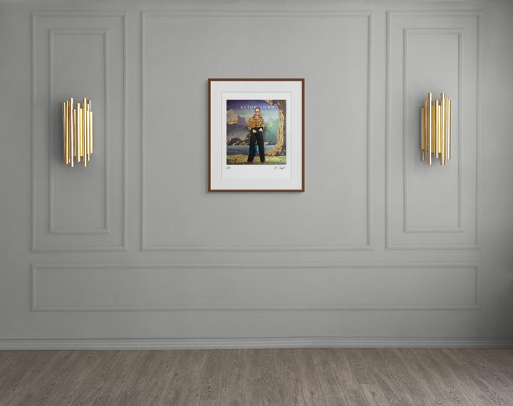 Scale photo of Ed Caraeff's album cover photo for Elton John Caribou