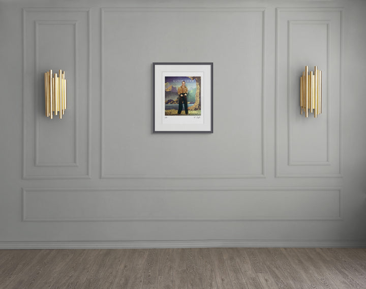 Scale photo of Ed Caraeff's album cover photo for Elton John Caribou