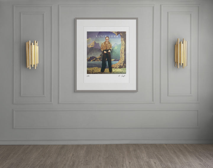 Scale photo of Ed Caraeff's album cover photo for Elton John Caribou