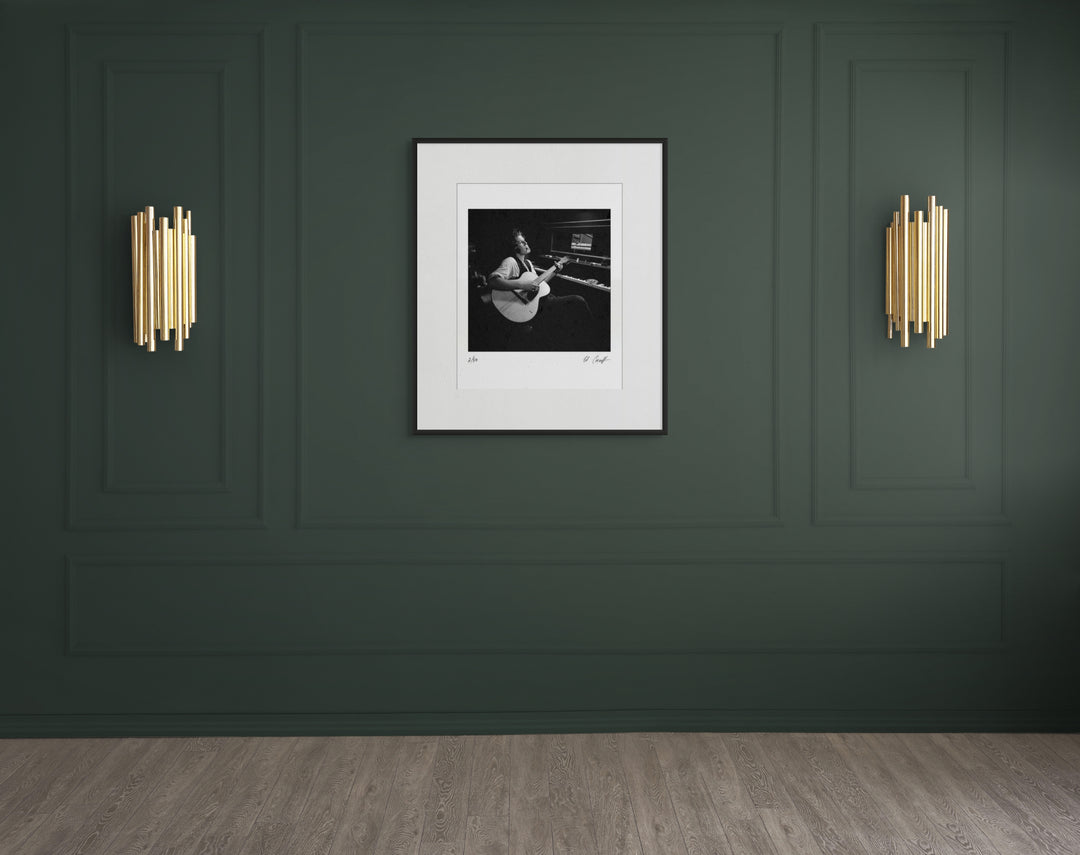 Scale photo of Tom Waits album cover print Closing Time by Ed Caraeff