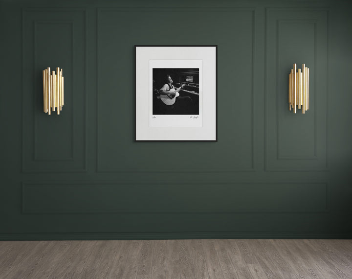 Scale photo of Tom Waits album cover print Closing Time by Ed Caraeff