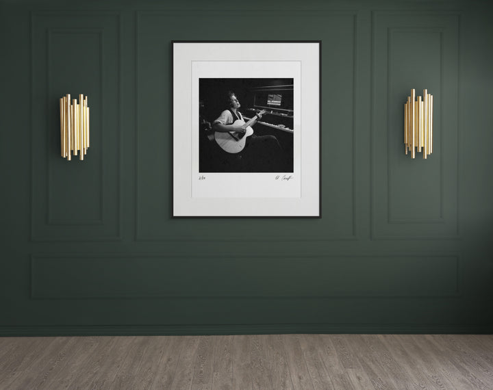 Scale photo of Tom Waits album cover print Closing Time by Ed Caraeff