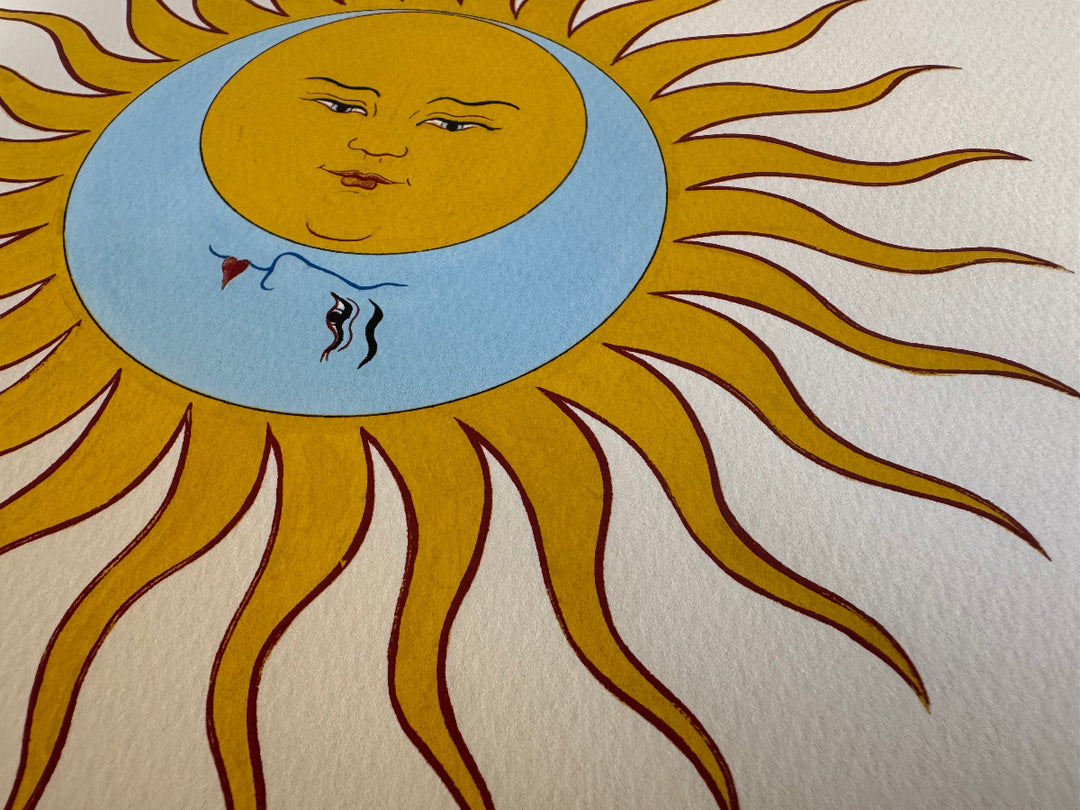 Larks Tongues In Aspic print detail