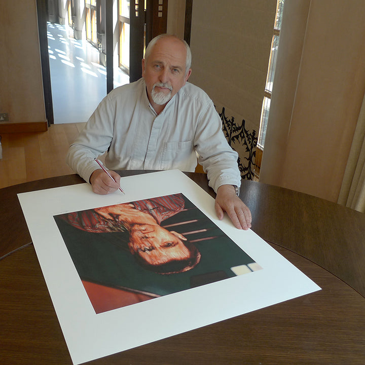 Peter Gabriel signing