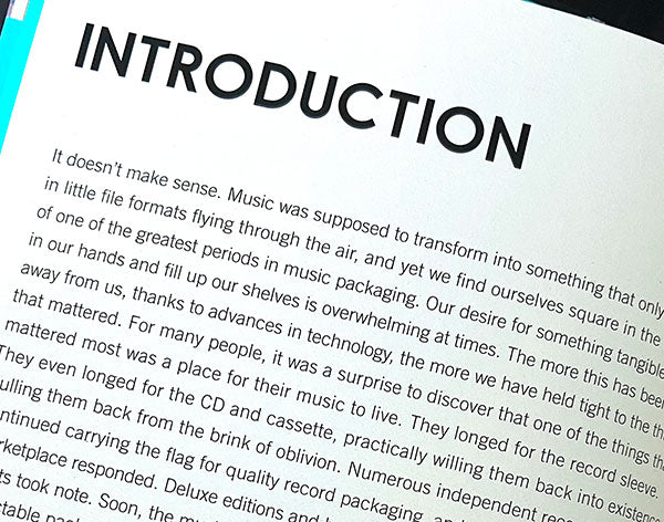 Photo of Album Art New Music Graphics book by John Foster Introduction page