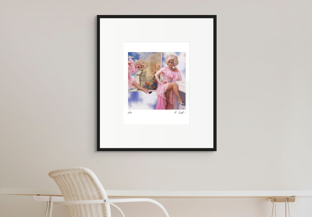 Scale photo of Ed Caraeff limited edition print for Dolly Parton's Heartbreaker album cover