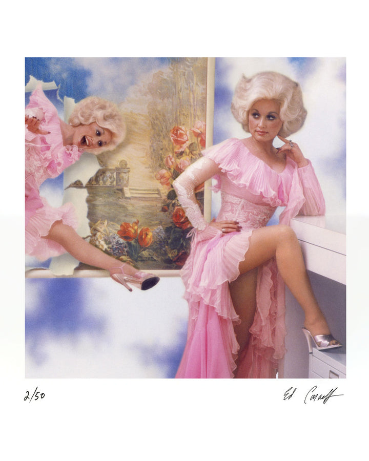 Limited Edition print of Dolly Parton's Heartbreaker album cover photograph by Ed Caraeff