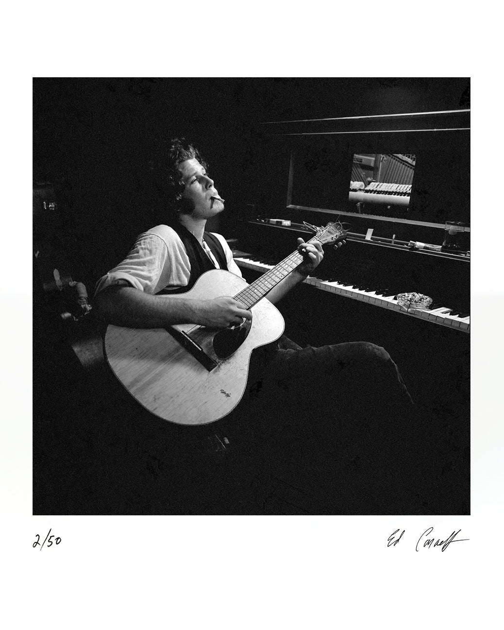 Tom Waits album cover print Closing Time by Ed Caraeff