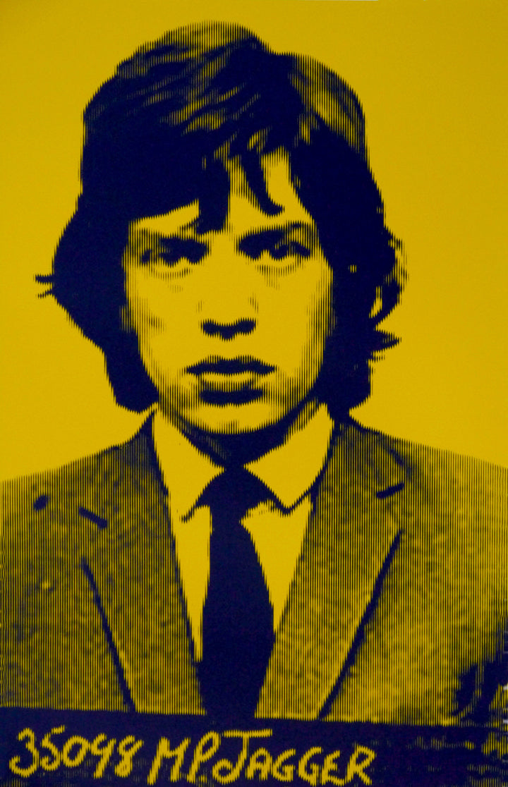 Mick Jagger Mugshot