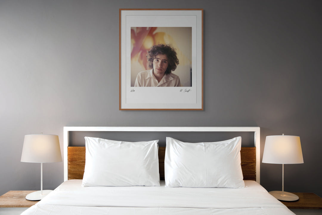 Scale photo of Limited edition Ed Caraeff photo of Tim Buckley for the Happy Sad album cover