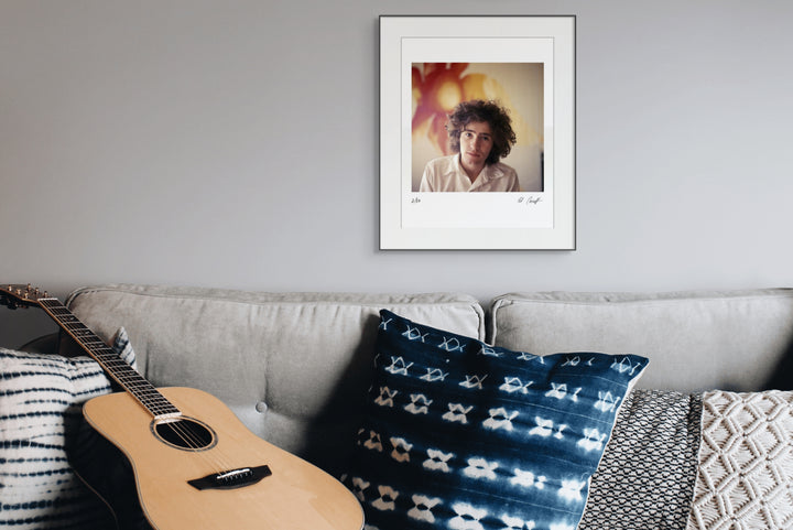 Scale photo of Limited edition Ed Caraeff photo of Tim Buckley for the Happy Sad album cover