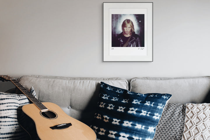 Scale photo of Limited Edition print of Tom Petty and the Heart Breakers album cover photograph by Ed Caraeff