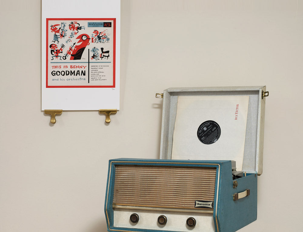 Scale photo of This is Benny Goodman art print by Jim Flora