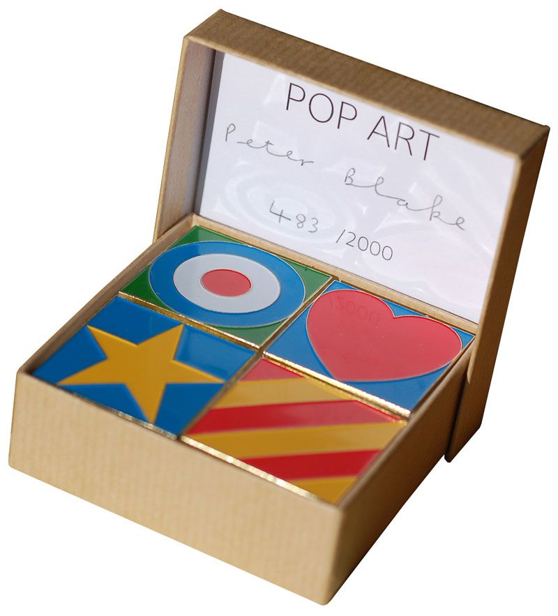 Pop Art Badges - Hypergallery - Sir Peter Blake